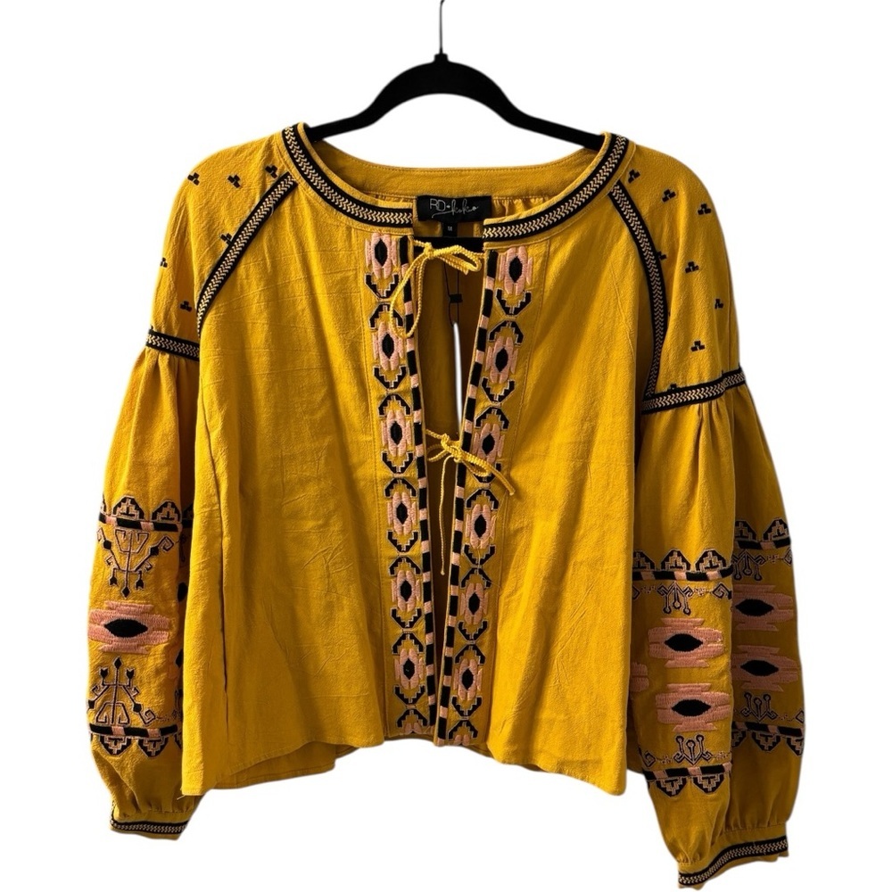 NWT RD&KOKO Embroidered jacket in size M
